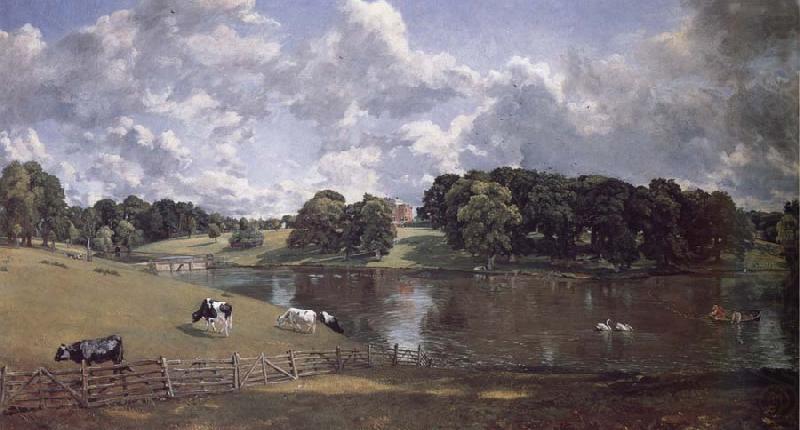 View of the grounds of Wivenhoe Park,Essex, John Constable